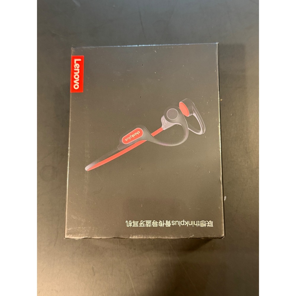Lenovo Thinkplus X3 Pro Bone Conduction Bluetooth Headphones Black Red IPX6 New
